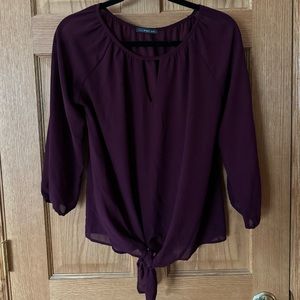 Burgundy Blouse!